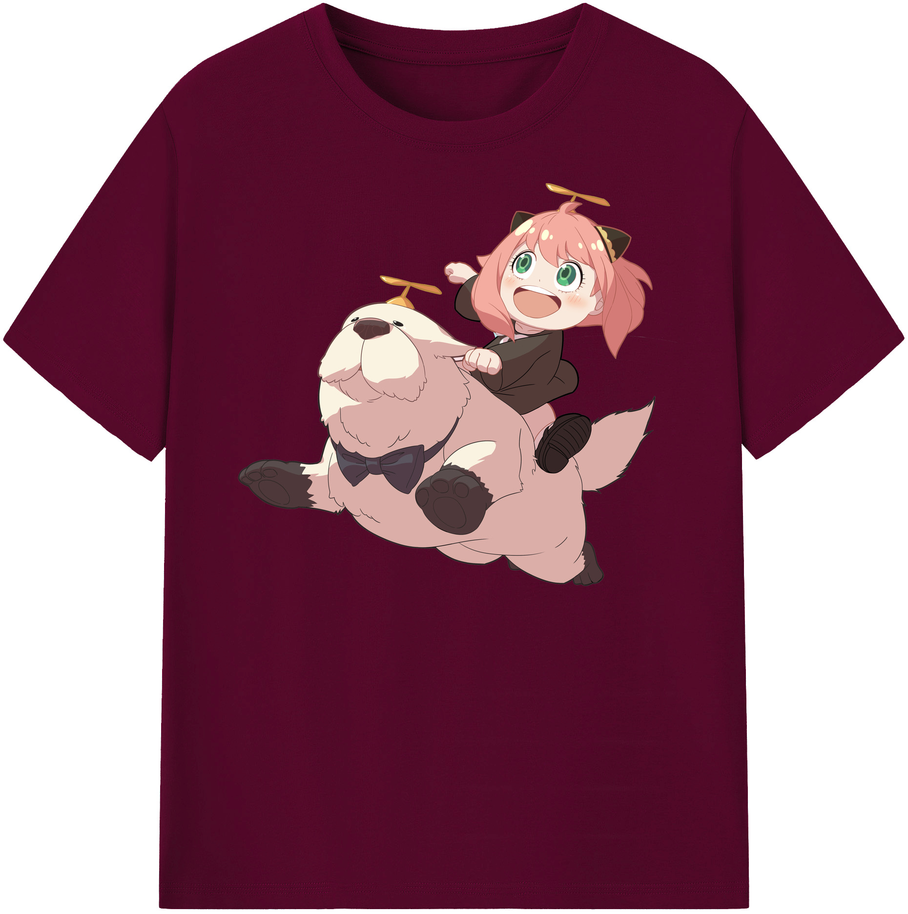 （画像用） SPY×FAMILY间谍家家酒 レディースカジュアルプリントTシャツ（綿100％）
